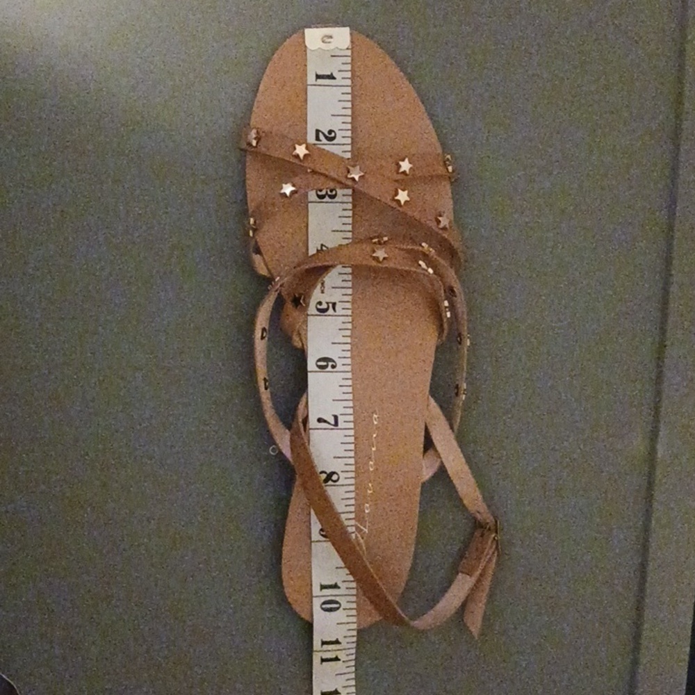 Vintage Havana Flat Strappy Star Stud Sandals,  Size 10 - Picture 10 of 10